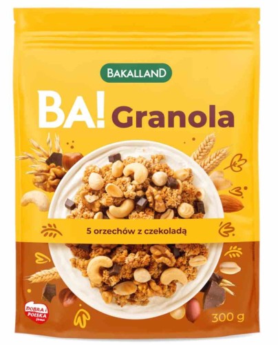 Bakalland BA! Granola 5 orzechów 300 g