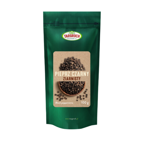 Pieprz czarny ziarnisty - 100 g Targroch