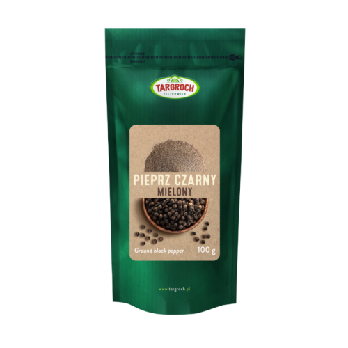 Pieprz czarny mielony - 100 g Targroch