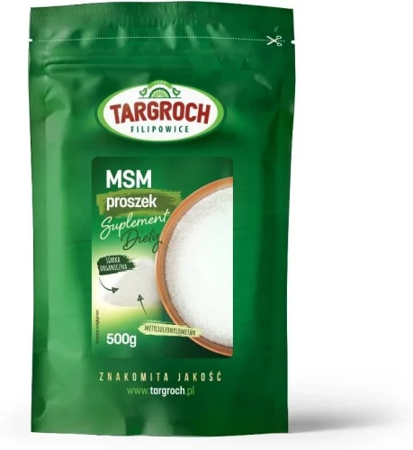 MSM siarka organiczna - suplement diety - 500 g Targroch