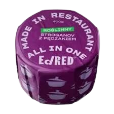 EdRED Roślinny Stroganov Z Kaszą Pęczak 400 g