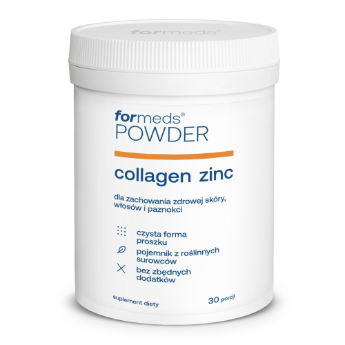 F-Collagen Zinc Kolagen 5000mg + Cynk 10mg 30 porcji 151g ForMeds