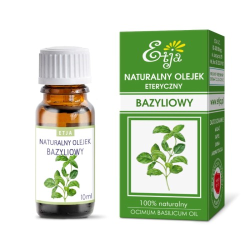 Olejek bazyliowy eteryczny 10 ml ETJA