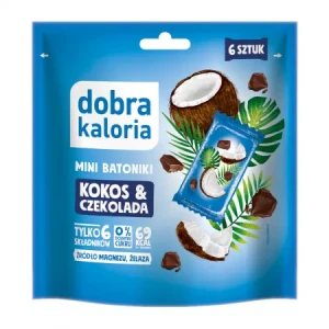 Dobra Kaloria Mini batoniki kokos & czekolada 102 g