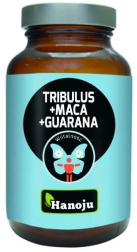 Hanojup Tribulus Maca Guarana 500 mg 90 K energia