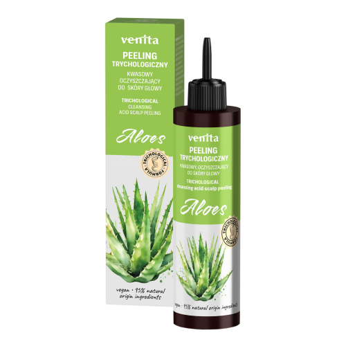 VENITA Trychologiczny peeling Aloes do skóry głowy kwasowy, oczyszczający 100ml
