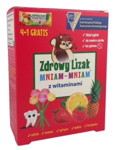 Starpharma Zdrowy Lizak Mniam Mniam Z Witamin 4+1