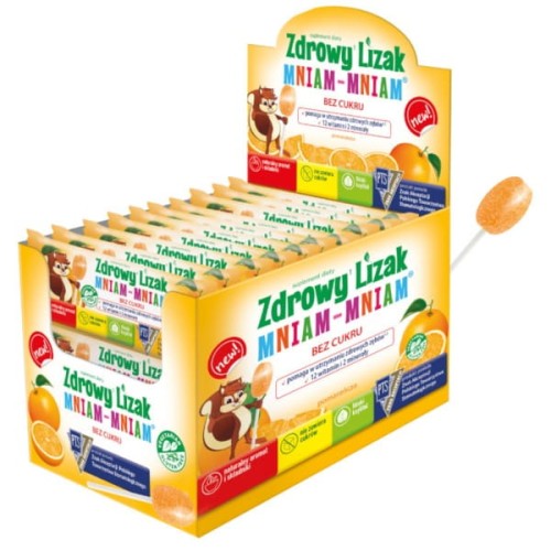 Starpharma Zdrowy Lizak 6G Pomarańcza 40szt