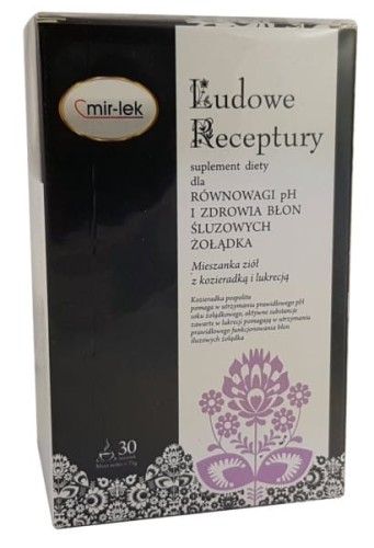 Mirlek Równowaga Ph Żołądka 30 Sasz.Ludowe