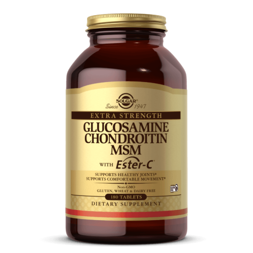 Extra Strength Glucosamine Chondroitin MSM with Ester-C® (180 tabl.)