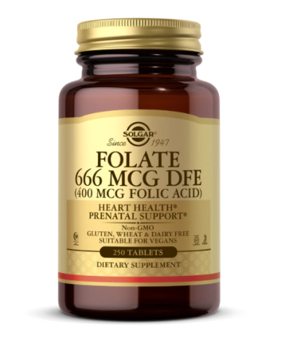 Folate 666 mcg DFE (400 mcg Folic Acid) (250 tabl.)