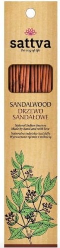 Sattva Naturalne Kadzidła Drzewo Sandałowe 30G