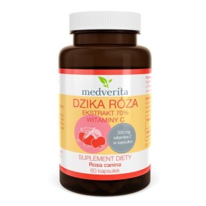 Medverita Dzika Róża Ekstrakt 70 % Witamina C 60 k