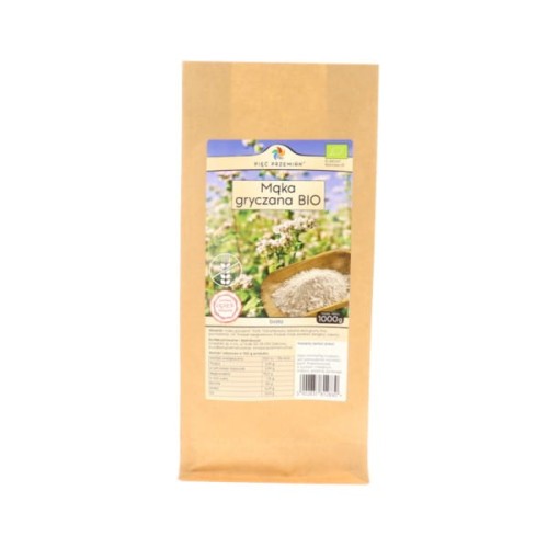 Pięć przemian Mąka Gryczana Bezglutenowa biała