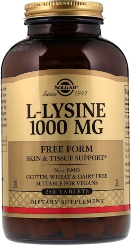 SOLGAR L-Lysine 1000 mg (250 tabl.)