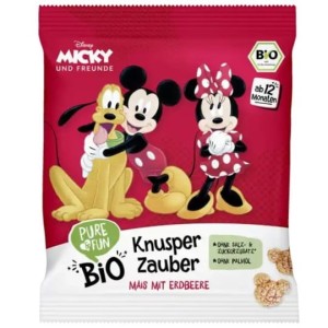 Chrupki kukurydziane truskawkowe BIO 30 g Myszka Miki