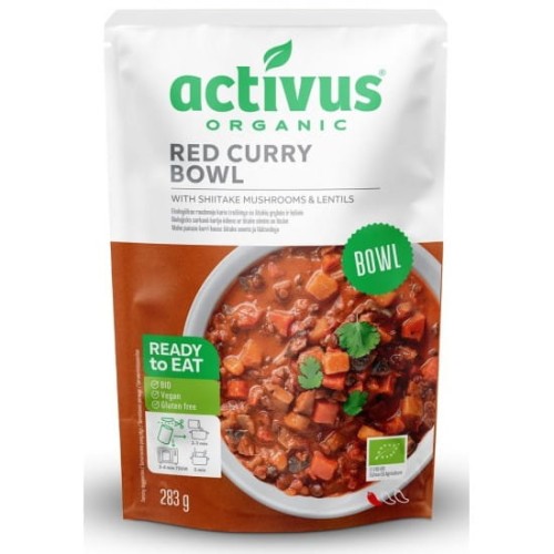 Danie czerwone curry z grzybami shitake i soczewicą BEZGL. BIO 283 g