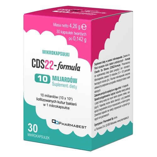 Pharmabest CDS22-formula Mikrokapsułki 10 mld 30 kapsułek