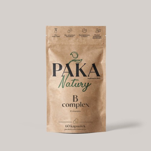 Paka Natury B-complex 8 witamin B 60 kapsułek