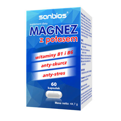 Sanbios Magnez Z Potasem 60 T