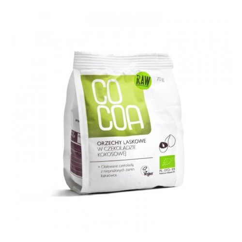 COCOA Orzechy Laskowe W Czekoladzie Kokosowej BIO 70 g
