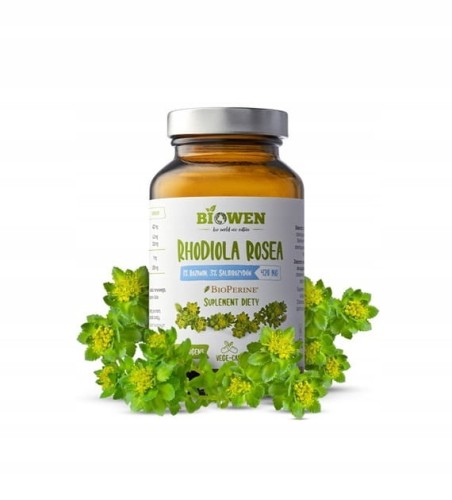 Biowen Rhodiola Rosea Różeniec Górski 420 mg 60 kapsułek