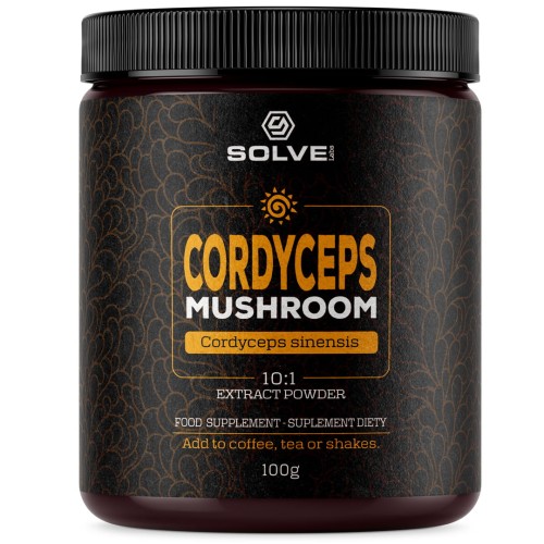 SolveLabs Cordyceps (Cordyceps Sinensis) 10:1 100 g