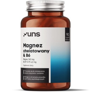 UNS Magnez chelatowany + B6 90 vege kapsułek