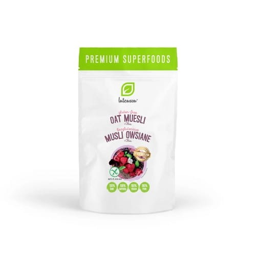 Glutenvrije muesli met chiazaad 200g Intenson