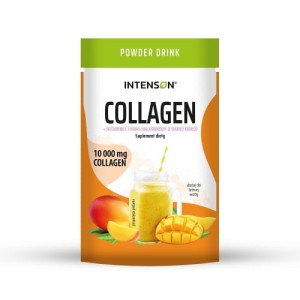 Collageen 10.000 mg gearomatiseerd met mangopoeder 10,8 g Intenson