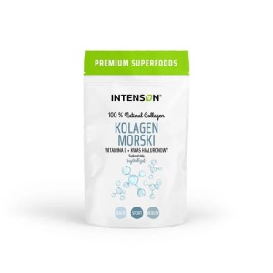Intenson Kolagen morski + Witamina C + kwas hialuronowy 60g