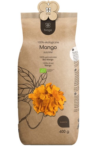 Mango suszone BIO 400 g BIOGO