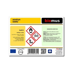 Azotyn sodu. Nitryt NaNO2 1kg BIOMUS