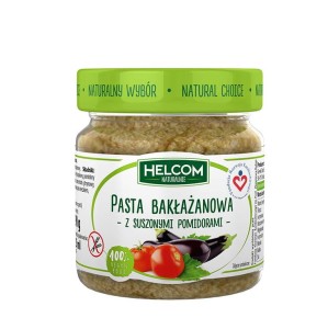 Pasta bakłażanowa z suszonymi pomidorami Helcom, 190g