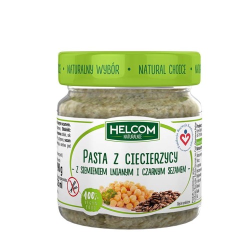 Helcom Pasta z ciecierzycy z siemieniem i sezamem