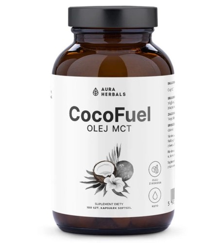AURA HERBALS CocoFuel - Olej MCT 1000 mg (100 kaps.)