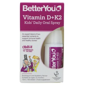 BETTERYOU  Vitamin D+K2 Kids - Witamina D3 + K2 dla dzieci w sprayu (15 ml)