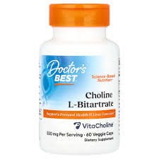 DOCTOR'S BEST Choline L-Bitartrate (60 kaps.)