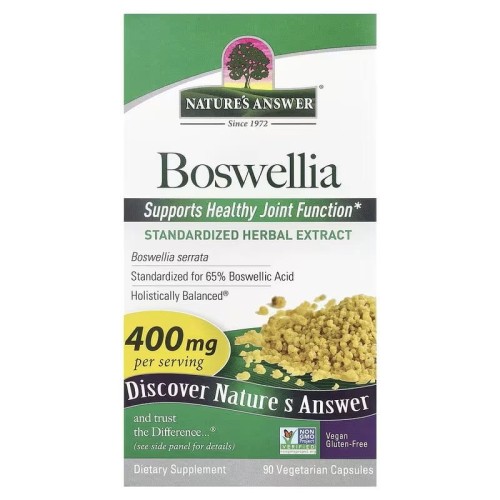 NATURE'S ANSWER Boswellia - Kadzidłowiec indyjski (90 kaps.)