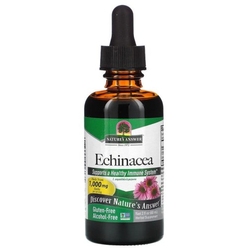 NATURE'S ANSWER Echinacea Root -  Korzeń Jeżówki (60 ml)