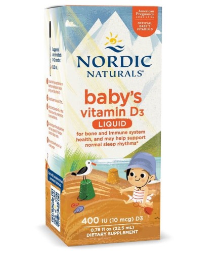 NORDIC NATURALS Baby's Vitamin D3 400 IU (22,5 ml)