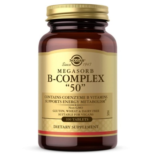 SOLGAR Megasorb B-Complex 50 (100 tabl.)