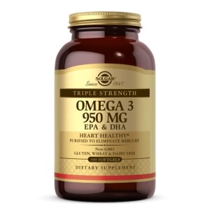 SOLGAR Omega 3 - 950 mg EPA &amp; DHA (100 kaps.)