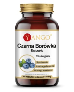 YANGO Czarna borówka - ekstrakt (100 kaps.)