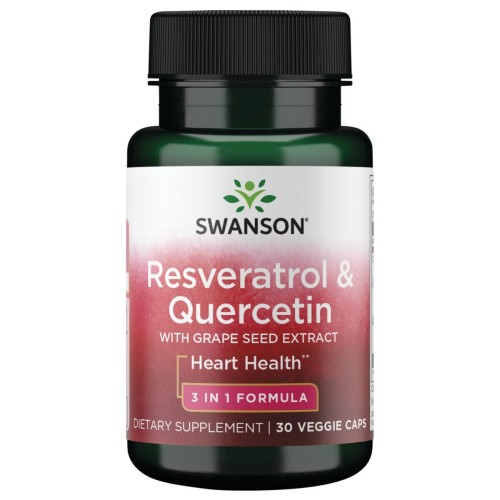 SWANSON Resveratrol + Kwercetyna (30 kaps.)