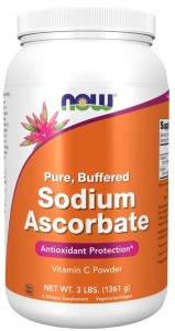 NOW FOODS Sodium Ascorbate Powder - Witamina C Askorbinian Sodu (1361 g)