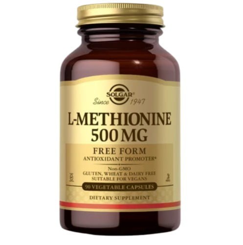 SOLGAR L-Methionine 500 mg (90 kaps.)