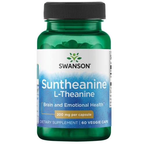 SWANSON Suntheanine L-Teanina 200 mg (60 kaps.)