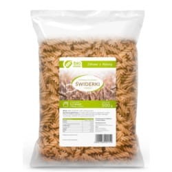 BIO invex Makaron płaskurka świderek 500 g