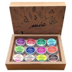 MiaBox Zestaw prezentowy Świece mini 12 szt